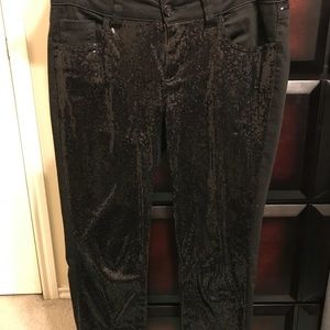 Black sequence pants (just on front)